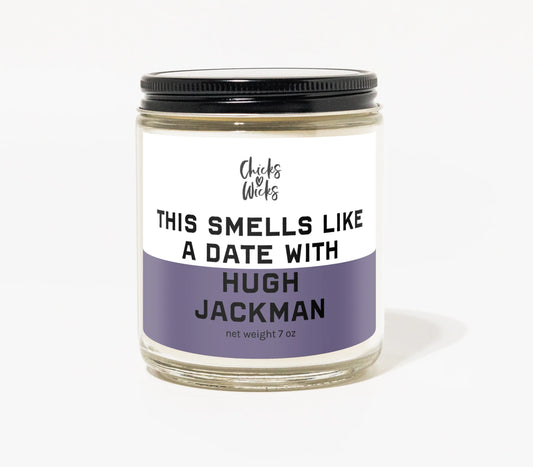 This Smells Like a Date with Hugh Jackman Candle