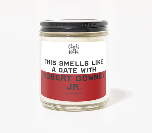 This Smells Like a Date with Robert Downey Jr. Candle