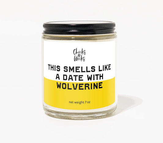 This Smells Like a Date with Wolverine Candle