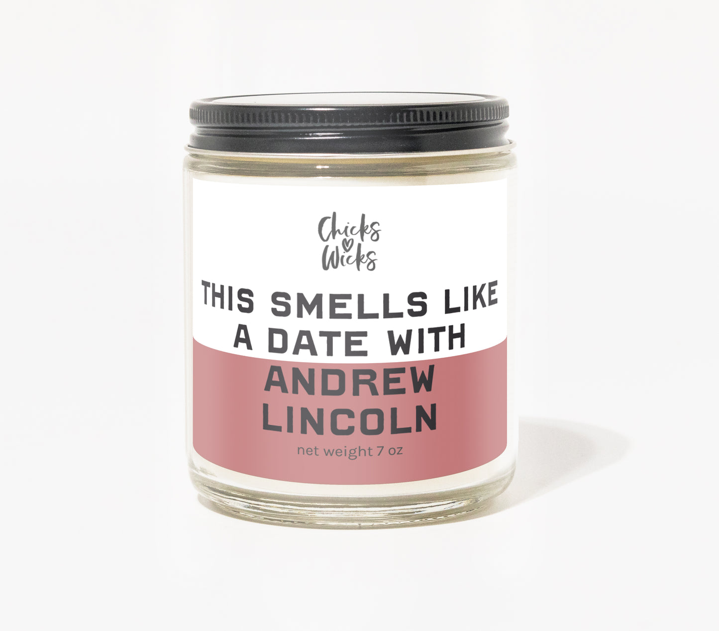 This Smells Like a Date with Andrew Lincoln Candle