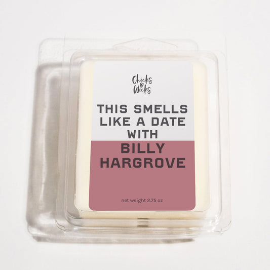 This Smells Like a Date with Billy Hargrove Wax Melt - Chicks Love Wicks Billy Hargrove, Dacre Montgomery, Smells Like Candle, Stranger Thing, This Smells Like, Wax Melt