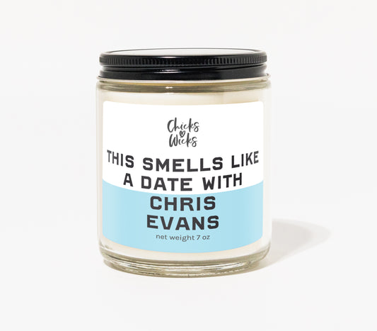 This Smells Like a Date with Chris Evans Candle