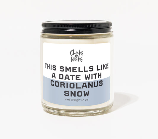 This Smells Like a Date with Coriolanus Snow Candle