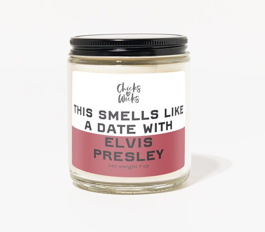 This Smells Like a Date with Elvis Presley Candle