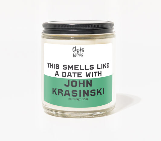 This Smells Like a Date with John Krasinski Candle