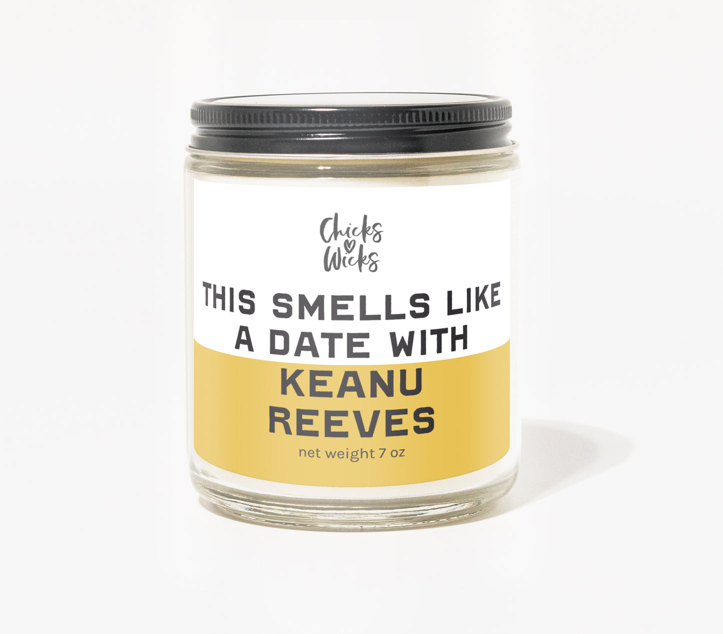 This Smells Like a Date with Keanu Reeves Candle