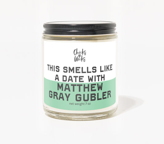 This Smells Like a Date with Matthew Gray Gubler Candle