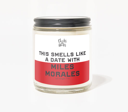 This Smells Like a Date with Miles Morales Candle