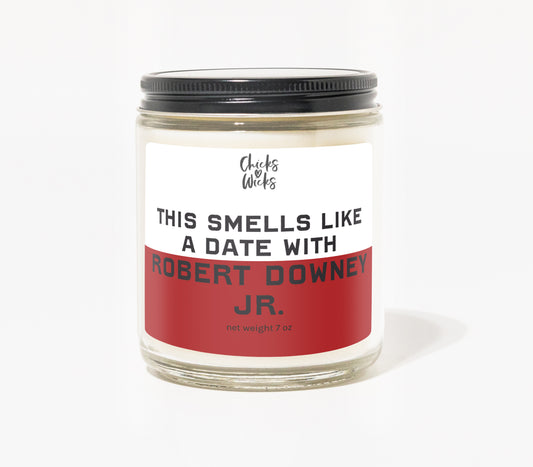 This Smells Like a Date with Robert Downey Jr. Candle